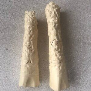 Pair Native Alaskan Bone Carvings